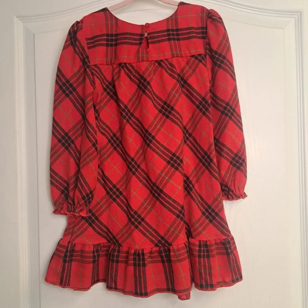 Minnie Mouse Christmas Disney Store Holiday Nightgown Bows Plaid - Picture 4 of 5